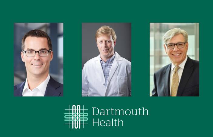 From left: Patrick J. Lanier, BA; James A. Heckman, MD; and Michael F. Rotondo, MD, FACS.