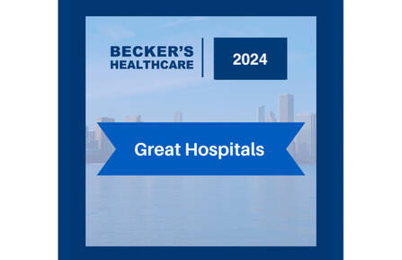 Becker's Healthcare 2024 Great Hospitals logo